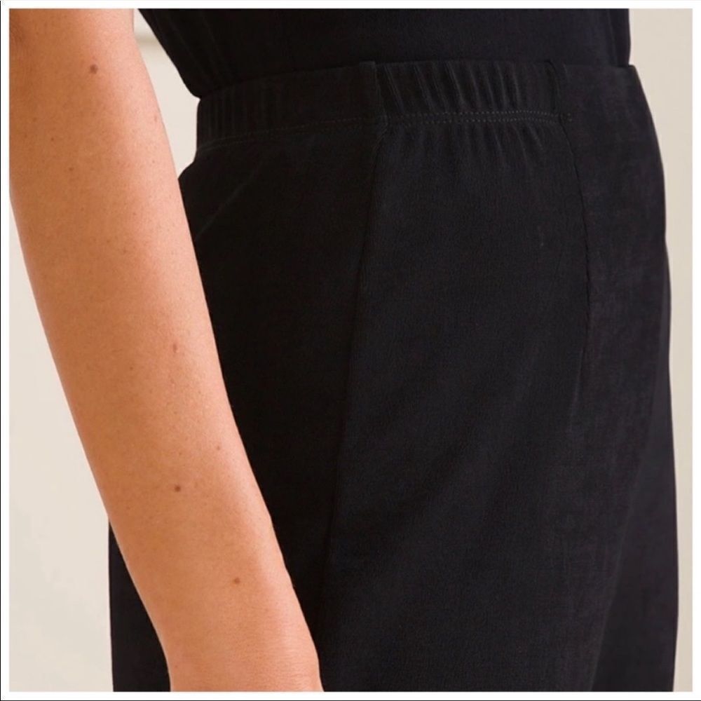 Chico’s Travelers Classic No Tummy Fluid Knit High Rise Pants Black Sz XL - Picture 5 of 8